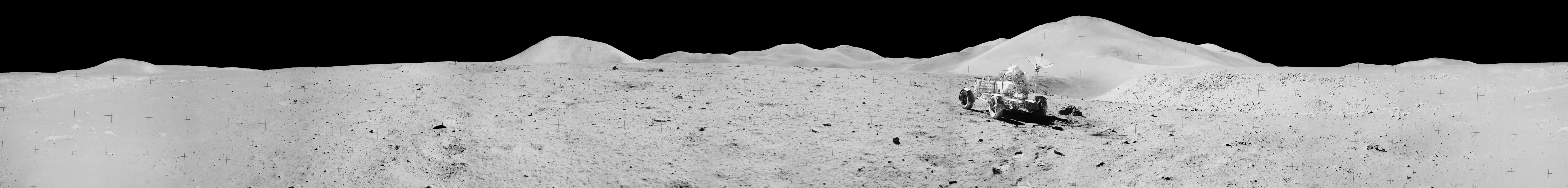 The surface of the moon